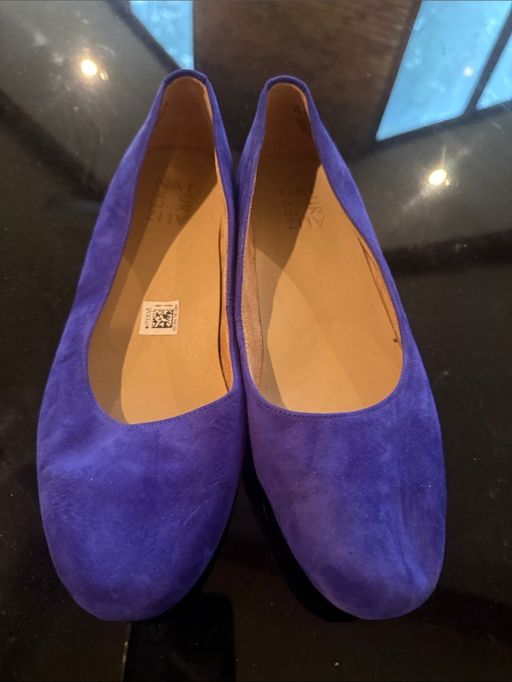 Naturalizer Purple Suede Women's Flats - Picture 2 of 7